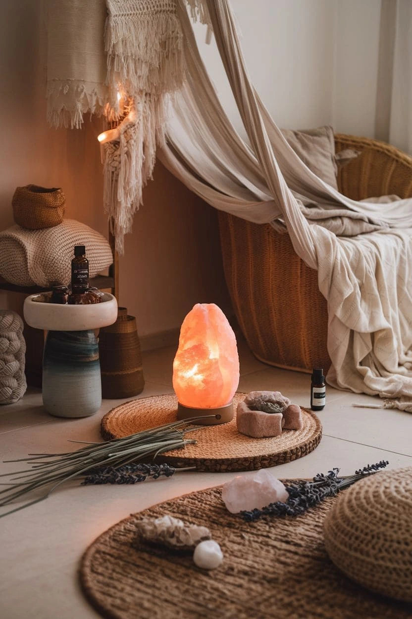 Lámpara Ritual · Sal del Himalaya · 2–3 kg